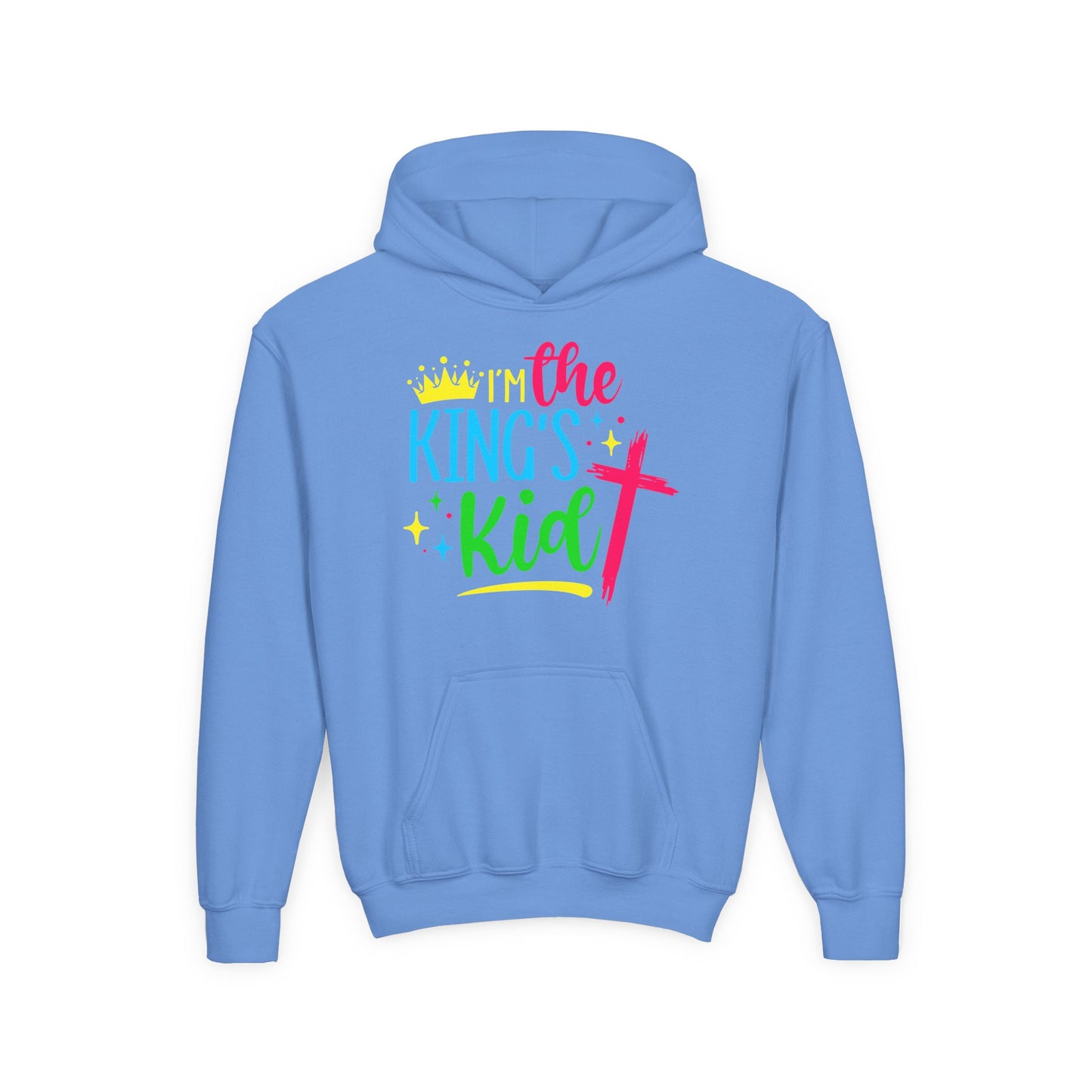Youth Christian Hoodie – I'm the King's Kid | Inspirational Faith-Based Apparel for Kids