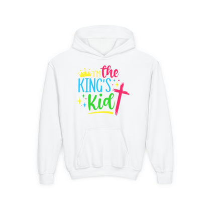 Youth Christian Hoodie – I'm the King's Kid | Inspirational Faith-Based Apparel for Kids