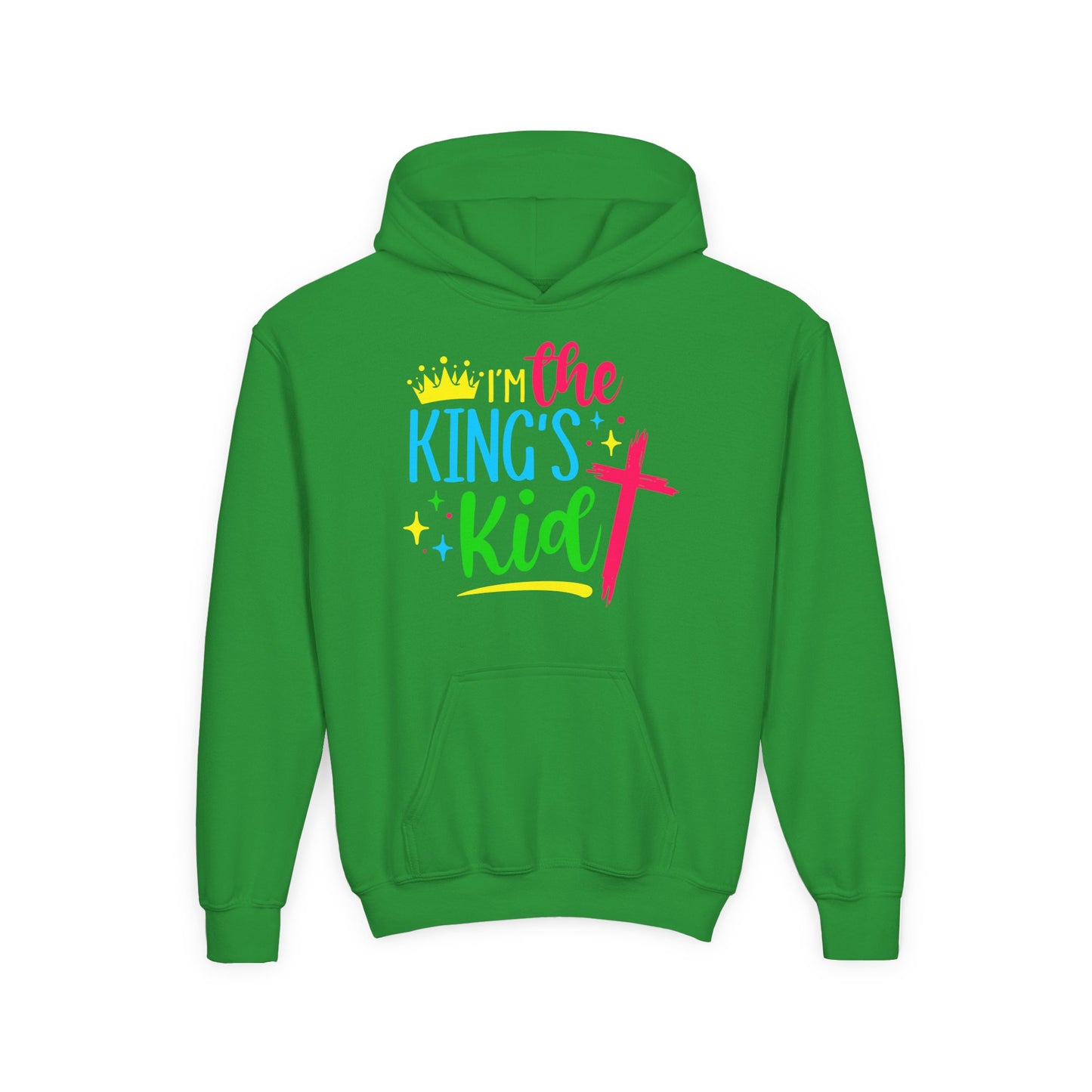 Youth Christian Hoodie – I'm the King's Kid | Inspirational Faith-Based Apparel for Kids