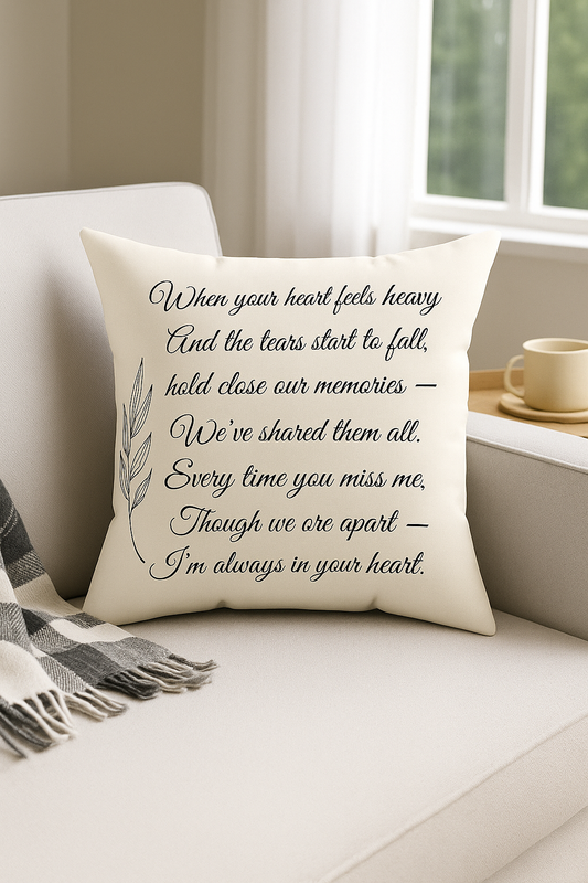 Emotional Keepsake Pillow