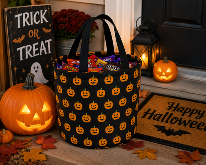 Halloween Pumpkin Trick-or-Treat Candy Bag
