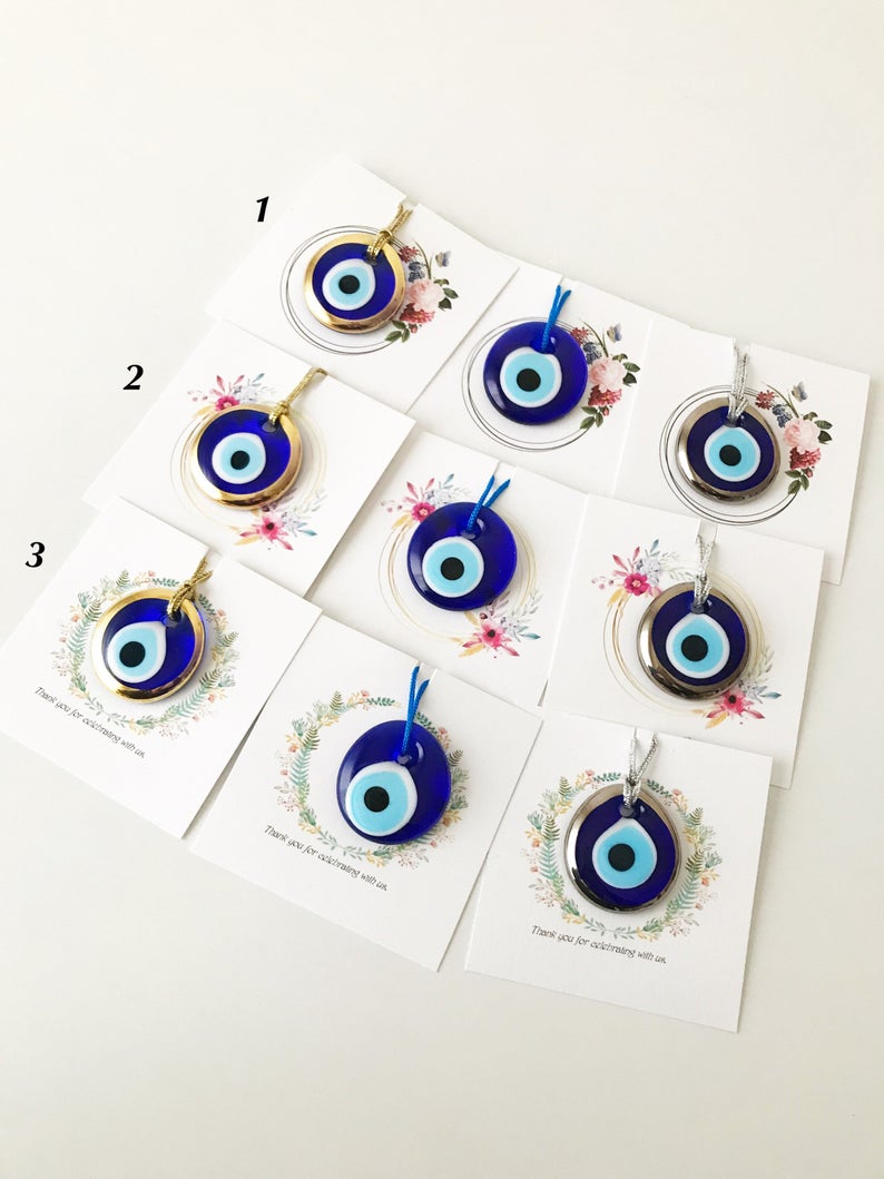 Personalized Evil Eye Wedding Favors