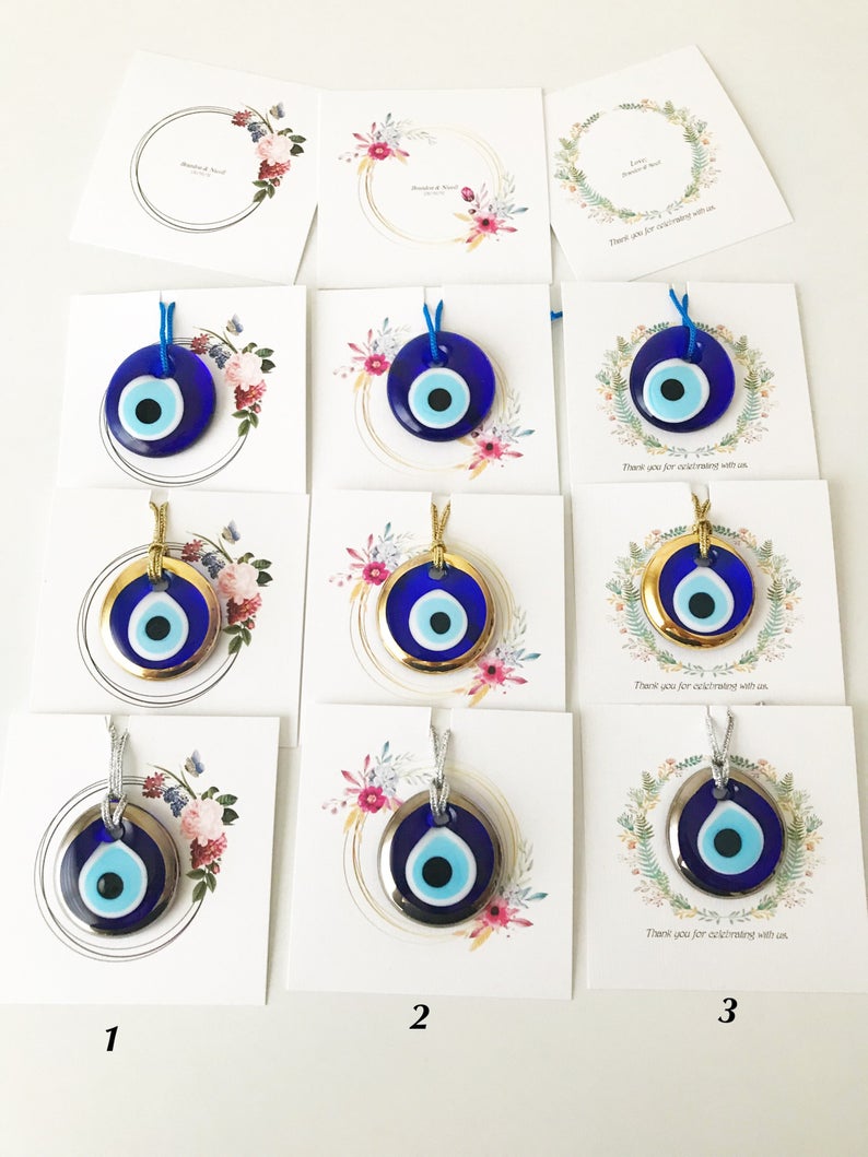 Personalized Evil Eye Wedding Favors