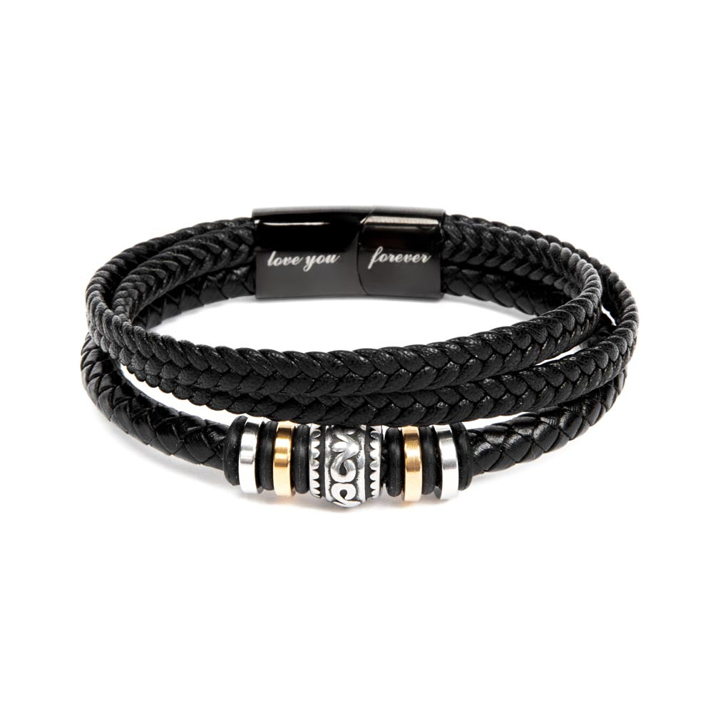To My Son Christian Bracelet – Faith, Strength & Love Gift
