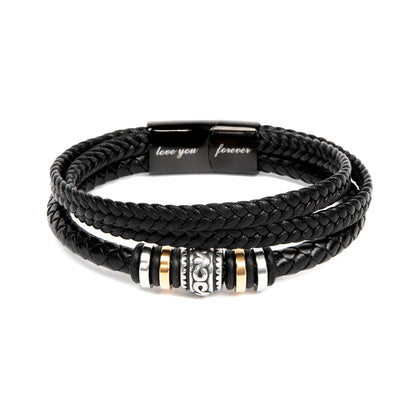 To My Son Christian Bracelet – Faith, Strength & Love Gift
