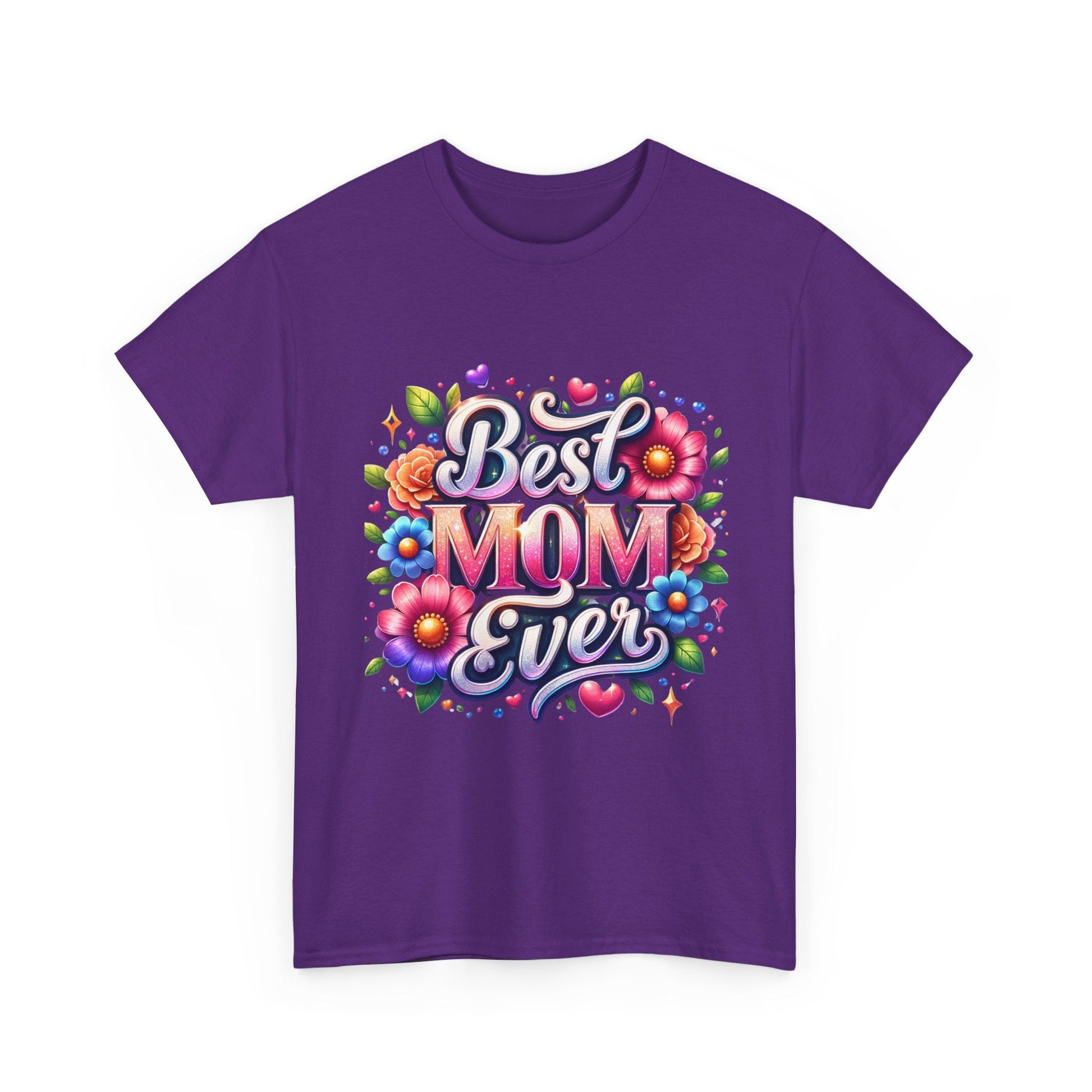 Best Mom Ever Floral T-Shirt | Mother’s Day Gift Tee - Perfect Touch Keepsakes