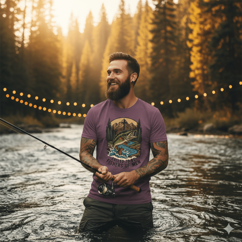 Called to Be Fishers of Men T-Shirt — Christian Fishing Graphic Tee - Perfect Touch Keepsakes