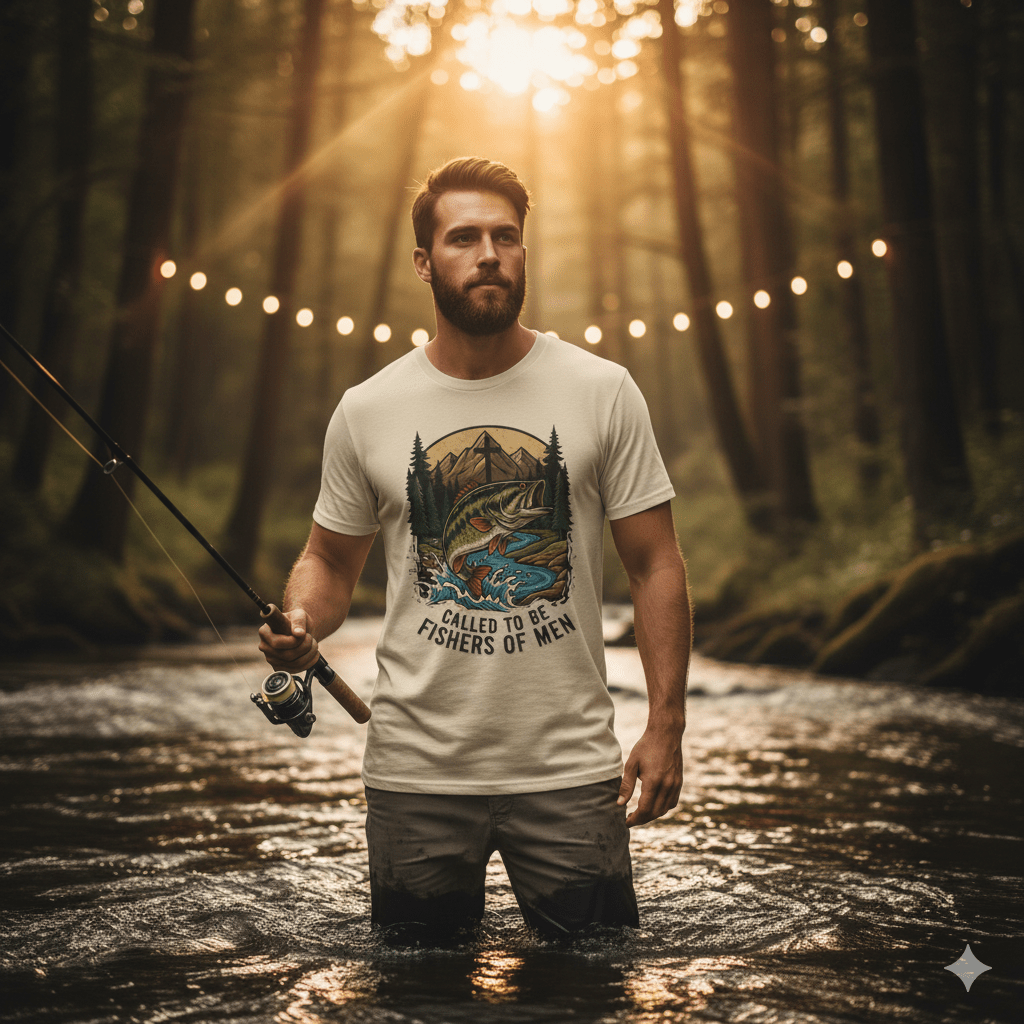 Called to Be Fishers of Men T-Shirt — Christian Fishing Graphic Tee - Perfect Touch Keepsakes