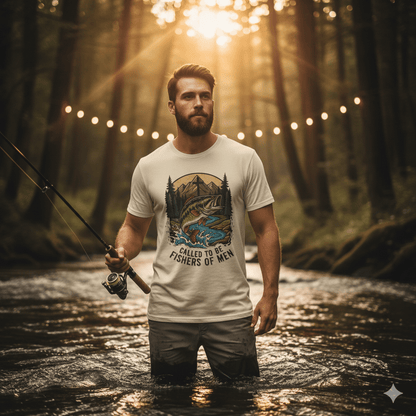 Called to Be Fishers of Men T-Shirt — Christian Fishing Graphic Tee - Perfect Touch Keepsakes