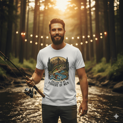 Called to Be Fishers of Men T-Shirt — Christian Fishing Graphic Tee - Perfect Touch Keepsakes
