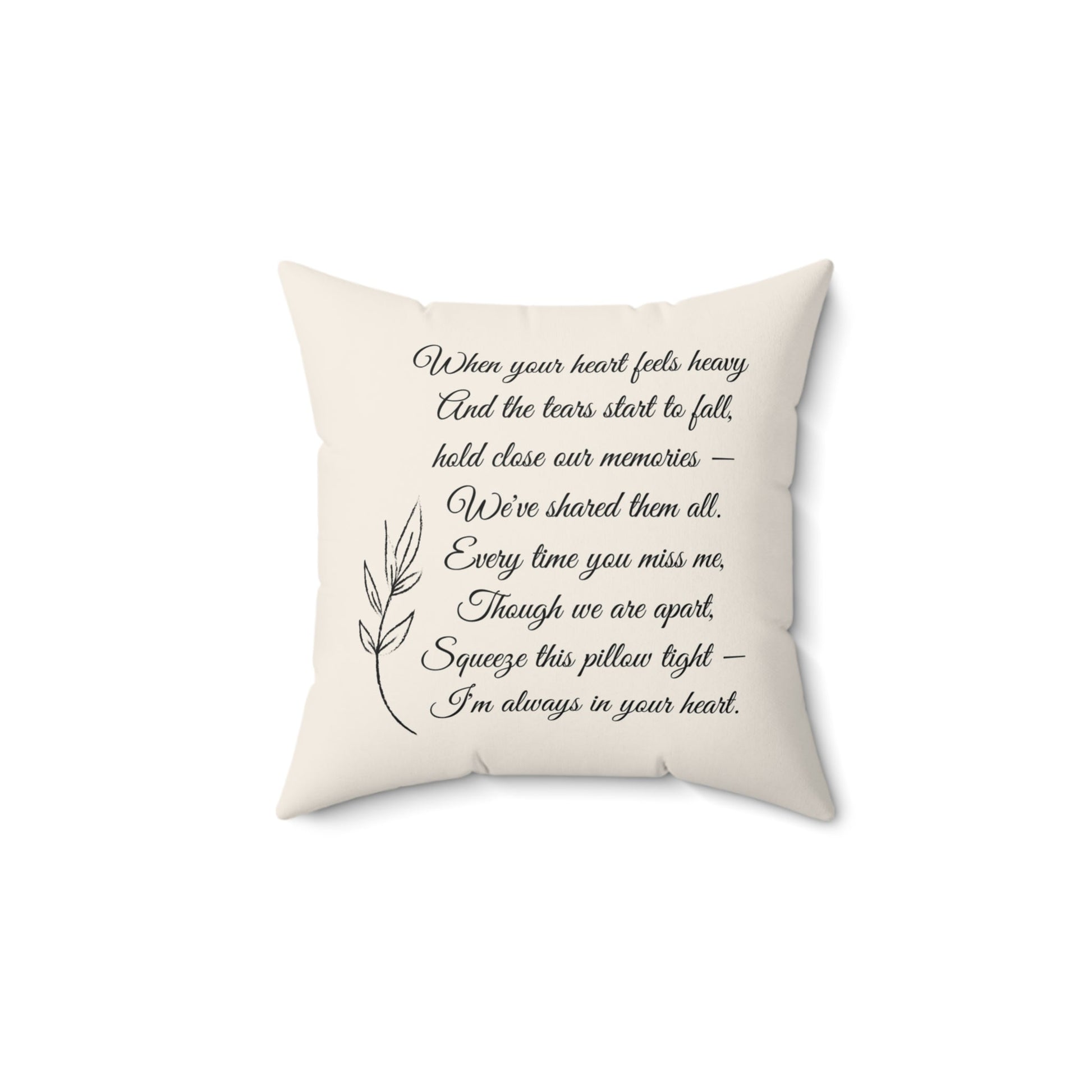 Emotional Keepsake Pillow - Perfect Touch Keepsakes