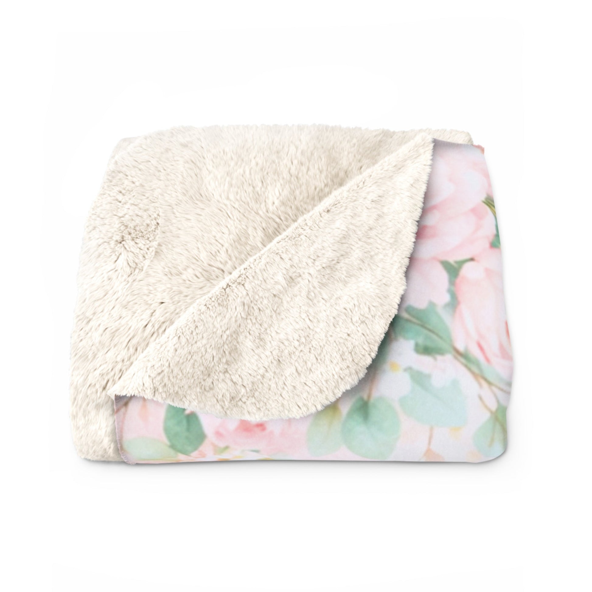 Mother's Sherpa Blanket — Personalized Floral 'To My Beautiful Mother' Keepsake - Perfect Touch Keepsakes