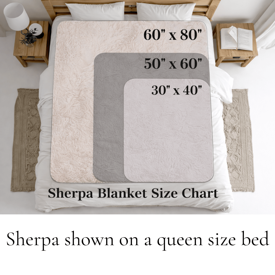 Personalized Wedding Sherpa Blanket – 'No longer two, but one' Vow Quote with Names & Est. Date - Perfect Touch Keepsakes