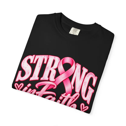 Strong in Faith Together Breast Cancer Awareness Comfort Colors® Shirt - Perfect Touch Keepsakes