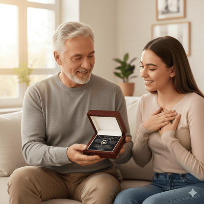 To My Beautiful Daughter from Dad FOREVER LOVE Necklace - Perfect Touch Keepsakes